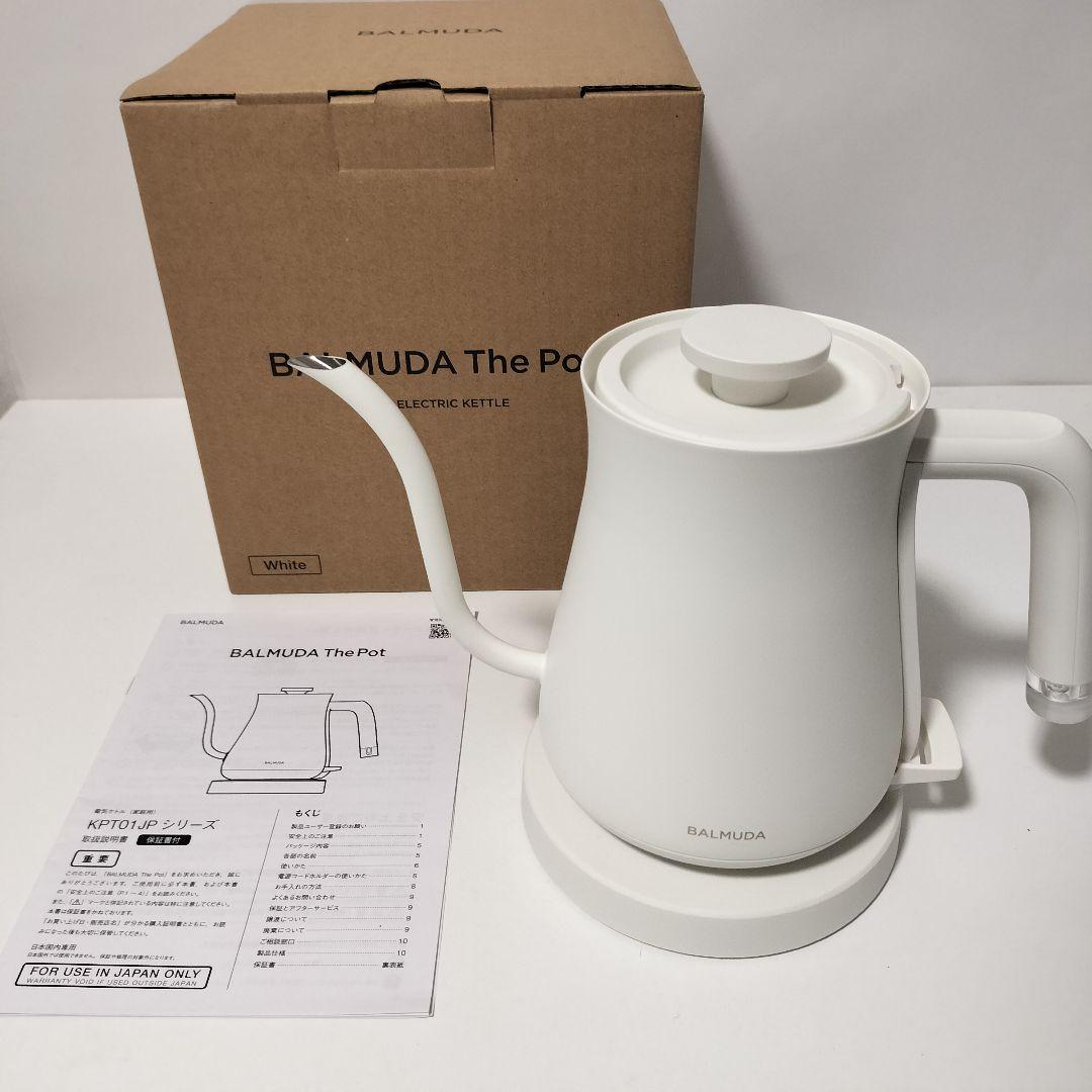 【動作確認済み】BALMUDA　電気ケトル　2024年製 1222 ◎ BALMUDA The Pot 無料ラッピング 2024年モデル 正規品 バルミューダ ザ