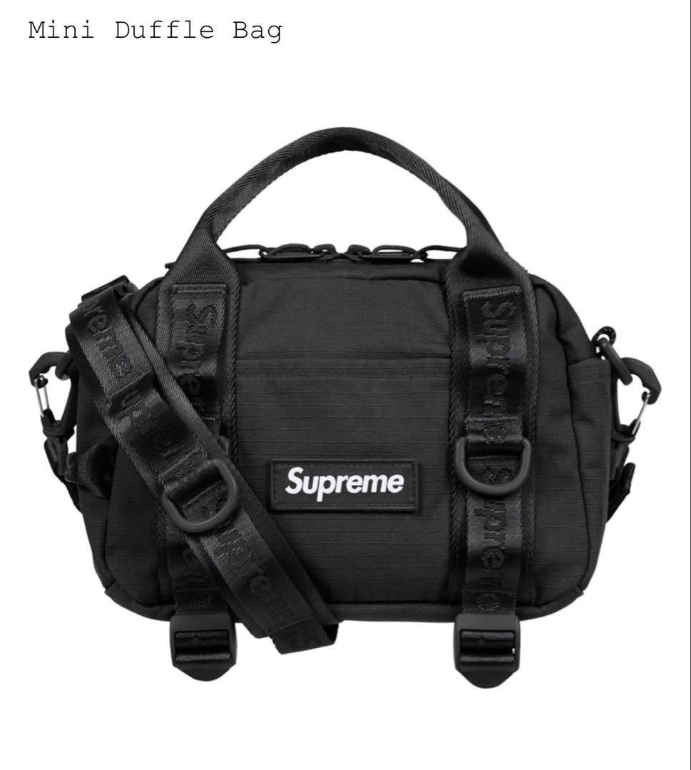 黒 Supreme Mini Duffle Bag (26SS) 