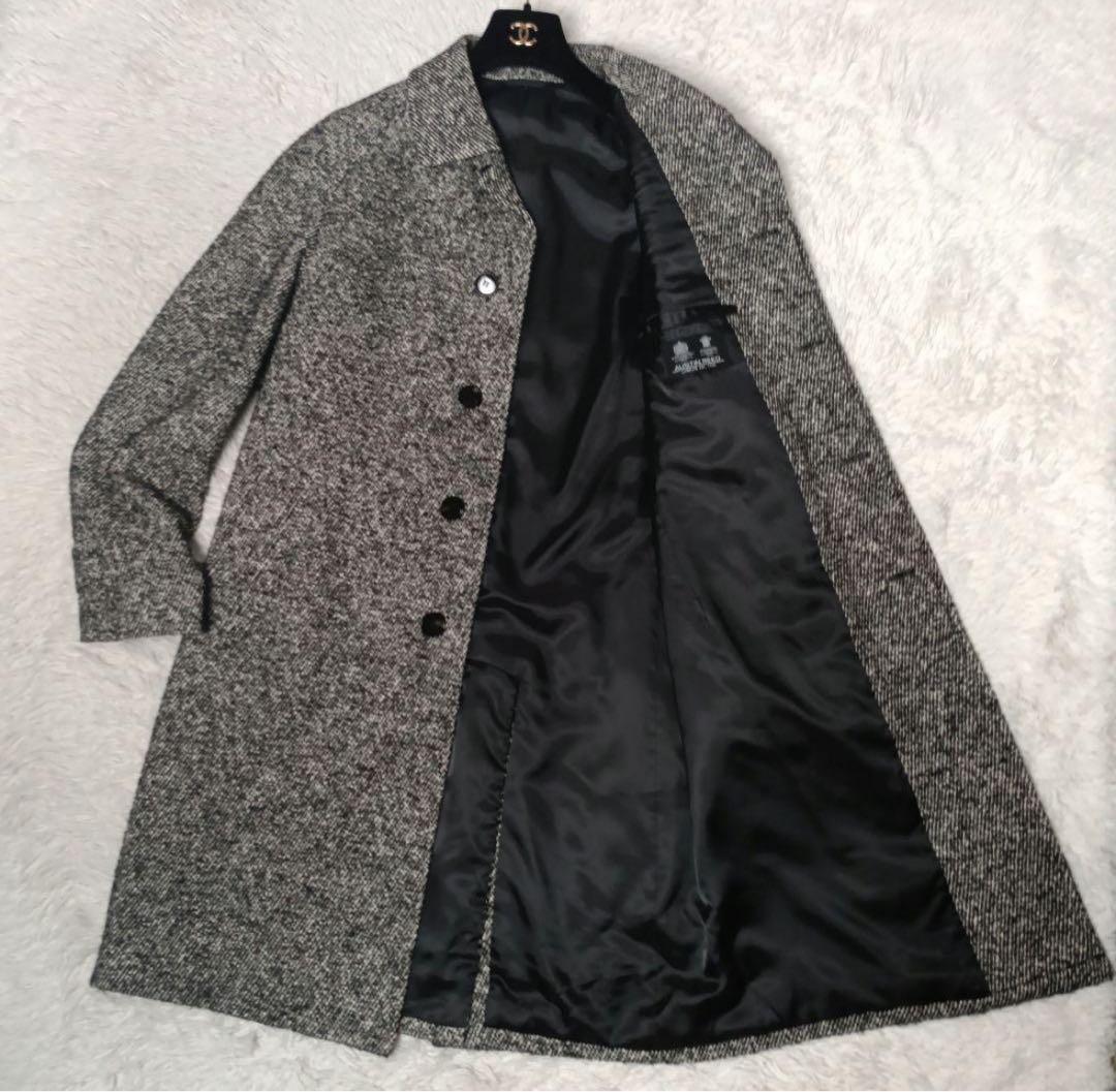 美品AUSTIN REED×Loropiana アルパカ絹混 ステンカラーコート ステンカラーコート【Loro Piana】 (241400-61) | HILTON | 紳士服