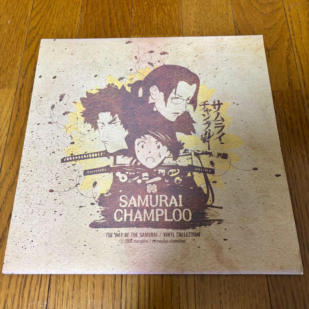 SAMURAI CHAMPLOO レコード　初期黒盤　nujabes samurai champloo music record 