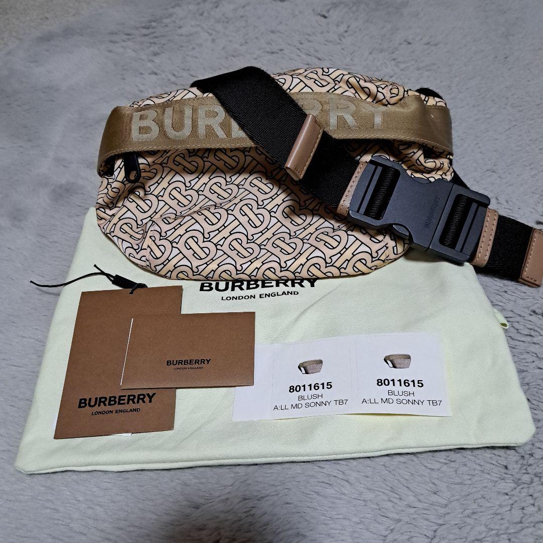 美品　BURBERRY バーバリー　モノグラムTB ボディバッグ fithouse_320110kma390011y