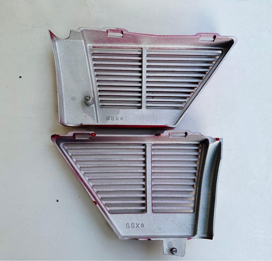 GSX250400Eザリ用アルフィンカバー 赤ビートBEETGS2540X