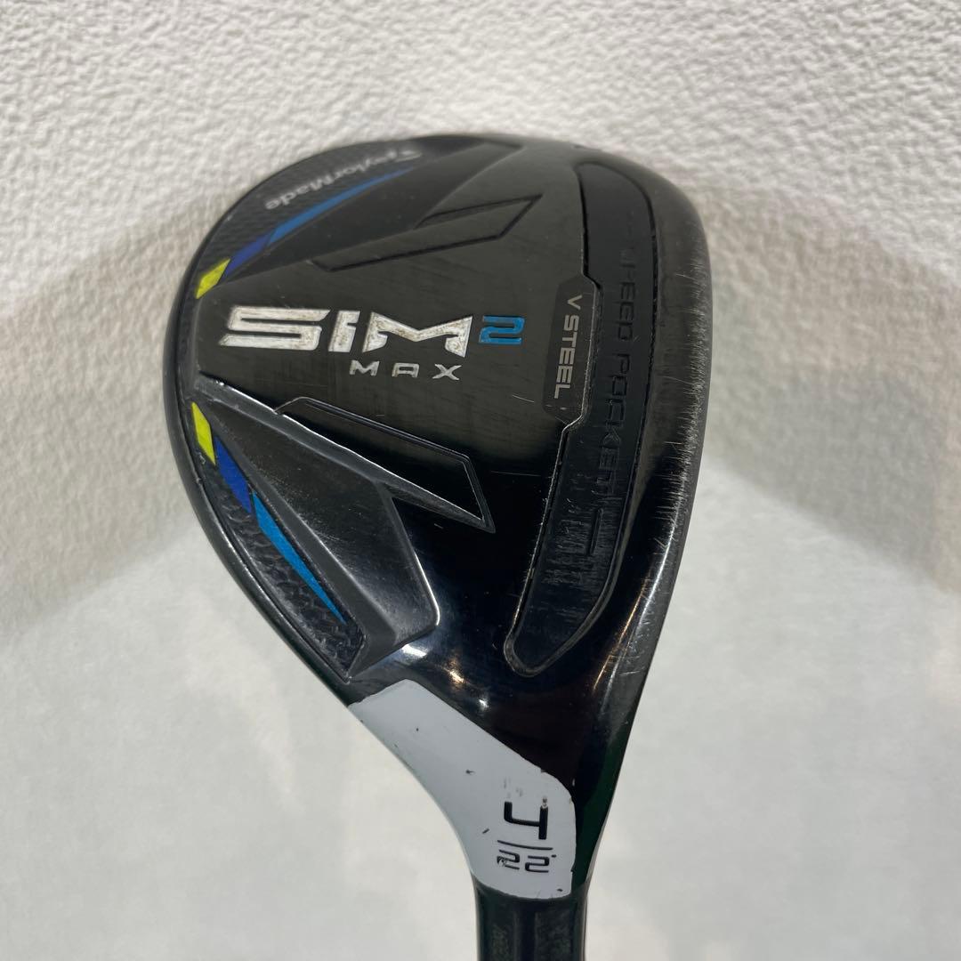 TaylorMade SIM2 MAX 4番ユーティリティ 22°最終価格 TaylorMade テーラーメイド 中古ユーティリティ SIM2 MAX RESCUE #4 22