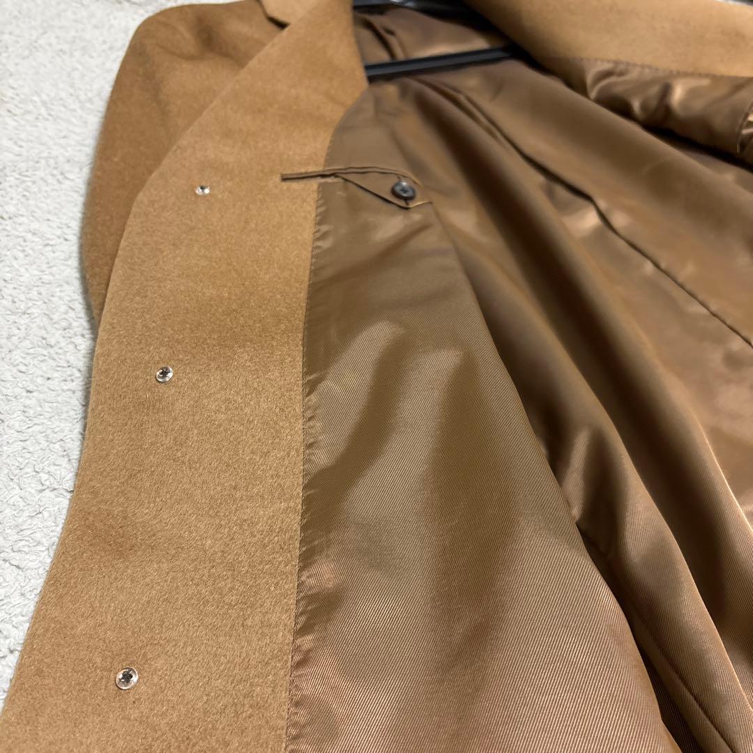 新品未使用品 UNIQLO チェスターコート カシミア混 キャメル 希少