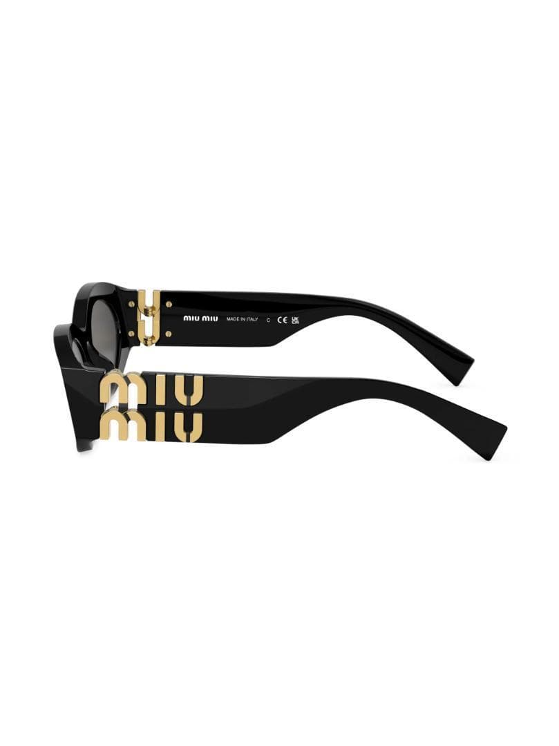 定価6.6万/登坂広臣】MIU MIU Glimpse サングラス ブラック - メルカリ