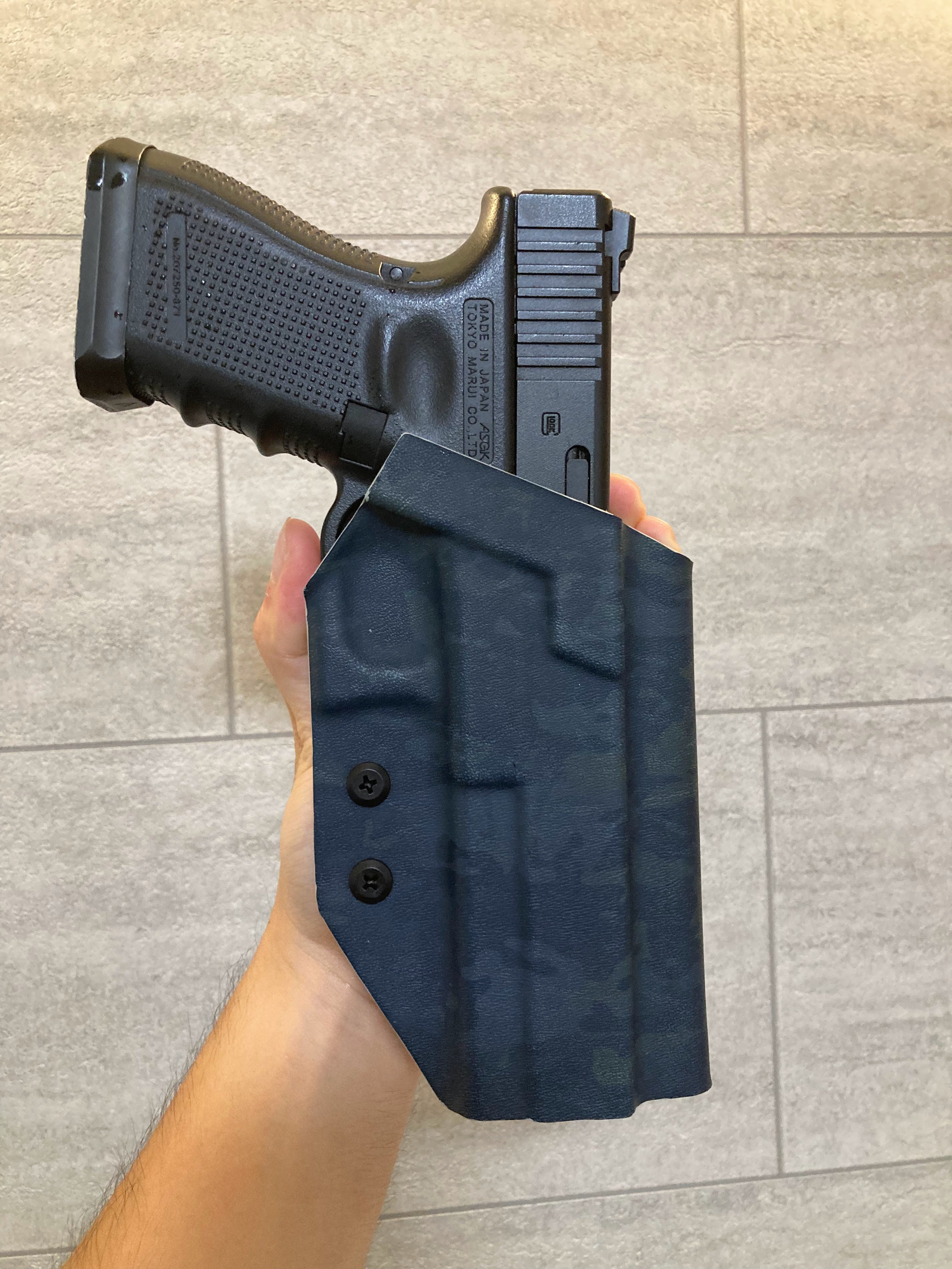 Stellar 'MATCH' Glock OWB Kydex Holster Black – Stardust-gear