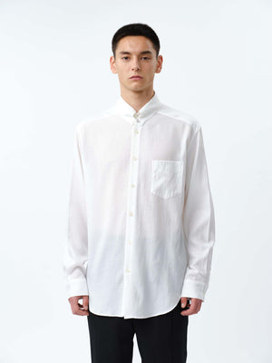 REGULAR FIT TAB COLLAR SHIRT【OFF WHITE】 – SUBLATIONS