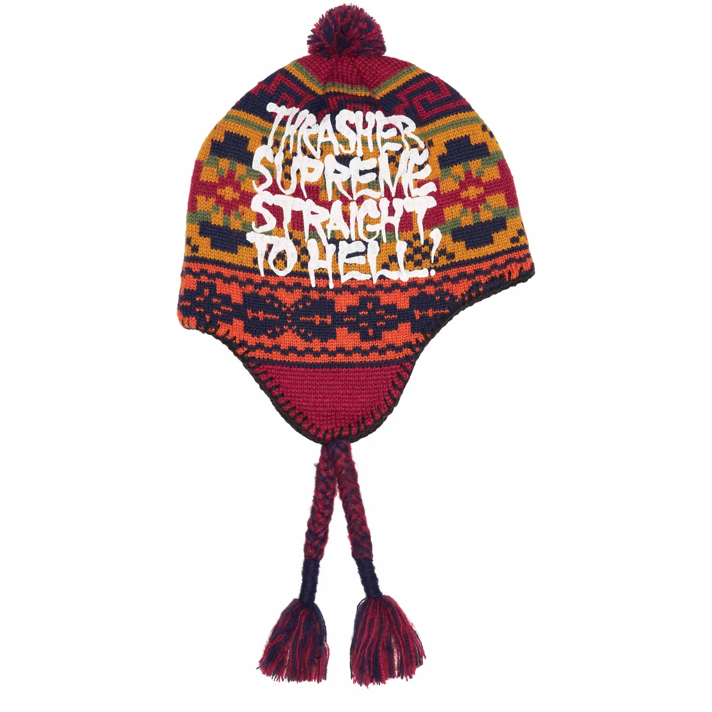 Supreme®/Thrasher® Earflap Beanie | Supreme 24fw
