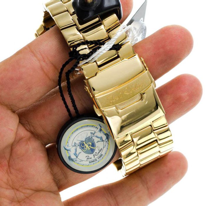 Mens Joe Rodeo Junior Diamond Gold Watch, 4.75ct #JJU48 | AJwatches