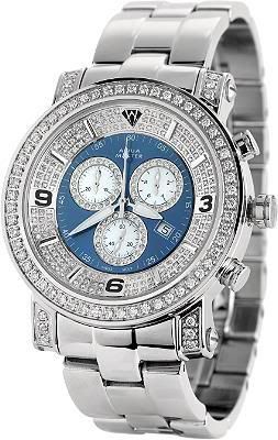 Aqua Master Mens Power Series Diamond Watch 3.60ct #8-3W | AJwatches