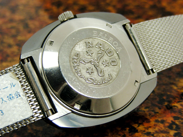 ラドー RADO・バルボア 超硬ケース デイデイト シルバーダイアル