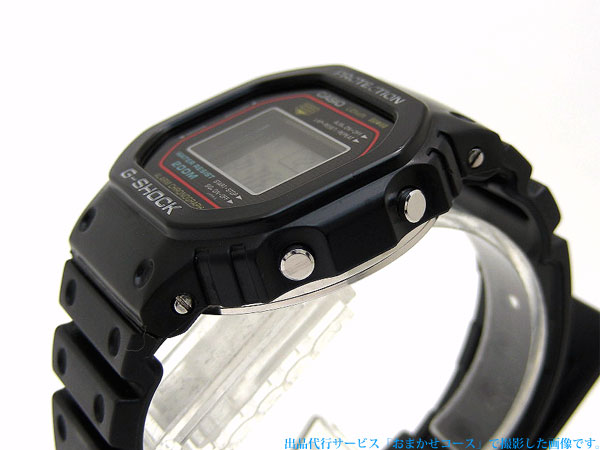 カシオ Gショック 初代G-SHOCK DW-5000C-1A スペアベルト ベゼル付属