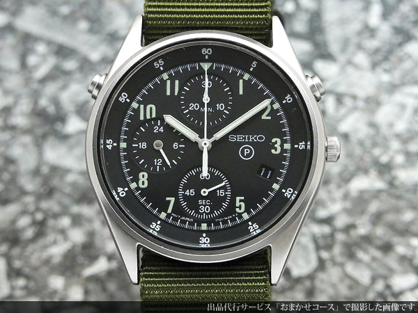 セイコー SEIKO 英国防省採用モデル ミリタリークロノグラフ
