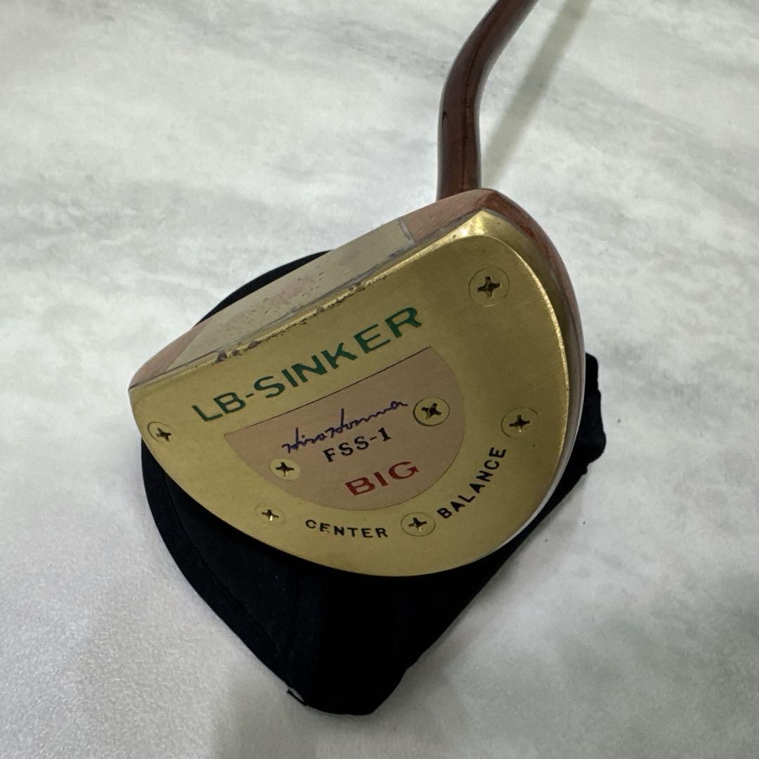 激レア HONMA LB-SINKER FSS-1 BIG CENTER BALANCE パター 木製