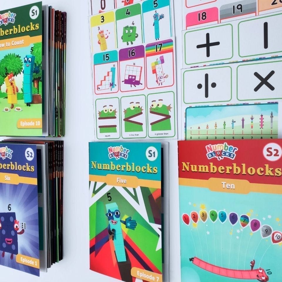 新品】ナンバーブロックス シリーズ1~2 アルファブロックス 台本版絵本
