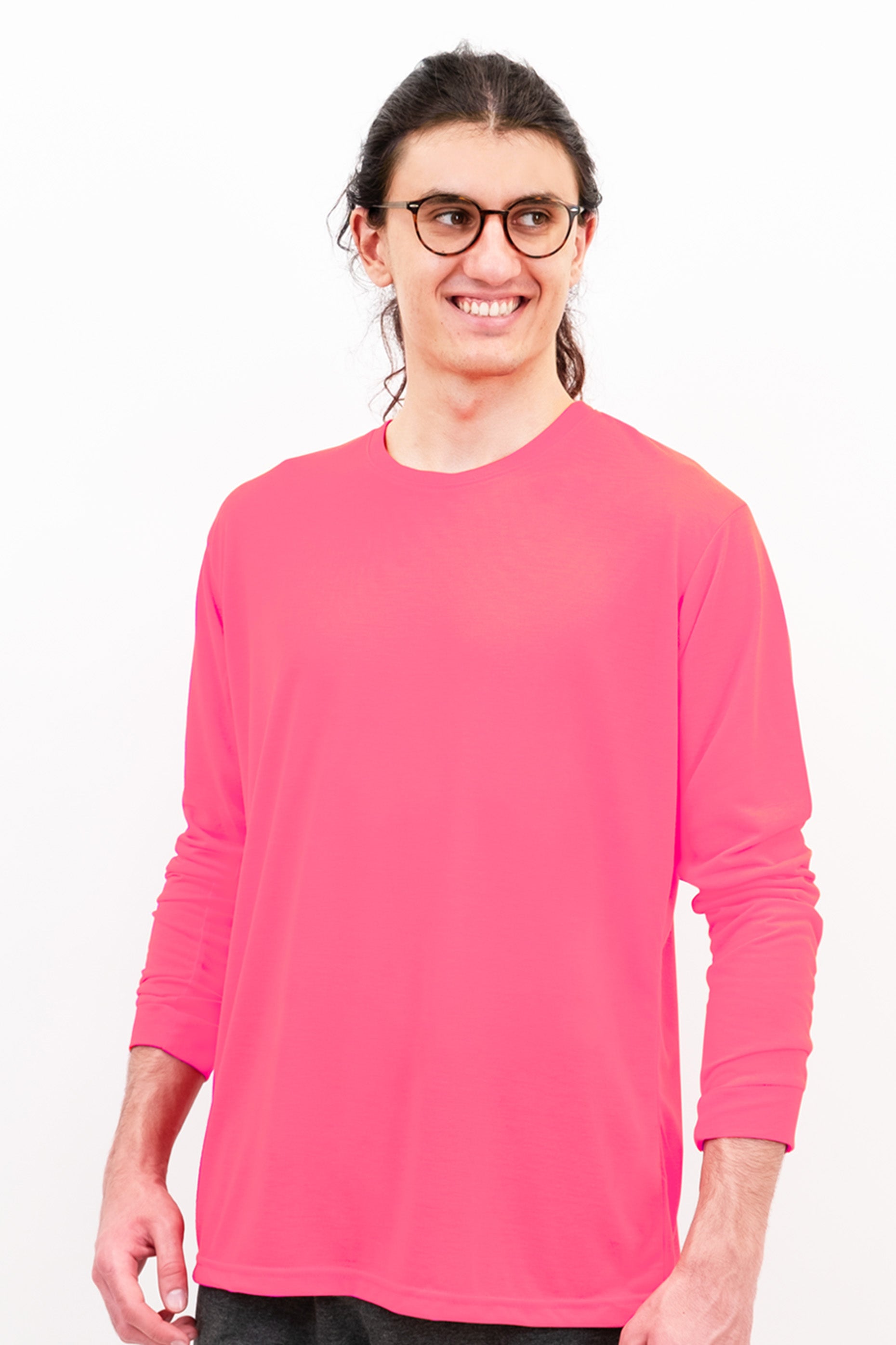 High Visibility Cotton Blend Long Sleeve T-Shirts Laviva Sports