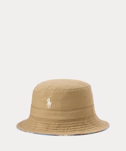 リバーシブル ツイルフランネル バケット ハット（ハット）｜POLO