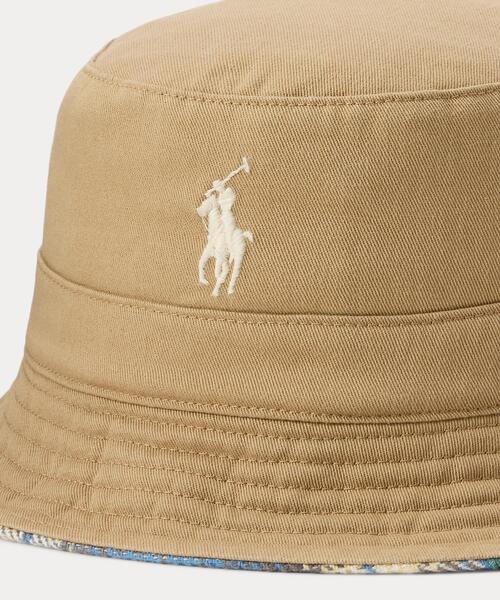 リバーシブル ツイルフランネル バケット ハット（ハット）｜POLO