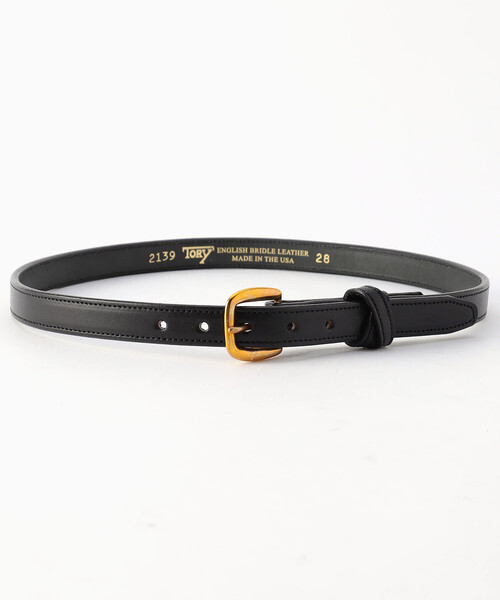 TORY LEATHER/トリーレザー 3/4' Bridle Leather Crossed Keeper Belt