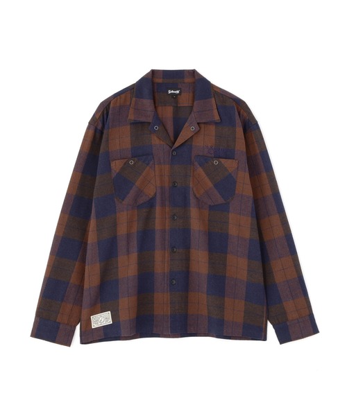 セール】Schott/ショット/LS NEL SHIRT/ロングスリーブ ネルシャツ