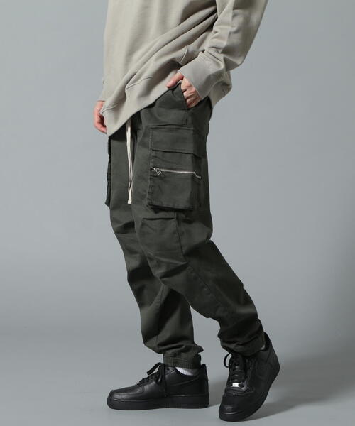 WEB&DEPOT限定】DankeSchon/ダンケシェーン/STRETCH TWILL ZIP POCKET