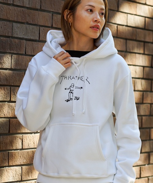 GONZ ART HOODIE SWEAT PARKA/スラッシャーマークゴンザレス10oz
