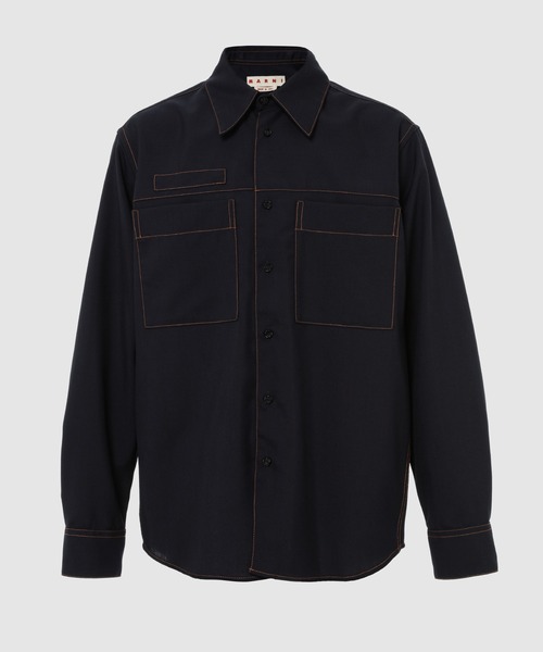 MARNI（マルニ）の「TROPICAL WOOL / ステッチシャツ（シャツ/ブラウス