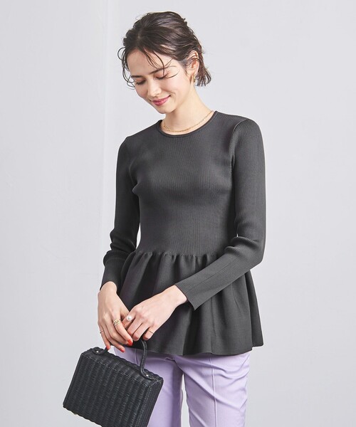 UNITED ARROWS（ユナイテッドアローズ）の「P ペプラム ニット（ニット