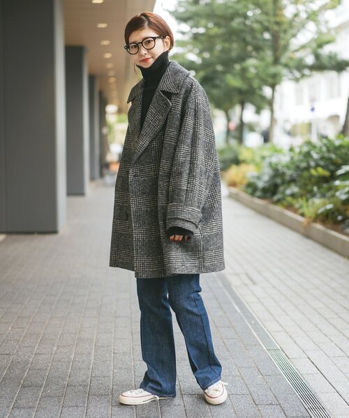 Spick & Span（スピックアンドスパン）の「Wスライバーチェックハーフ