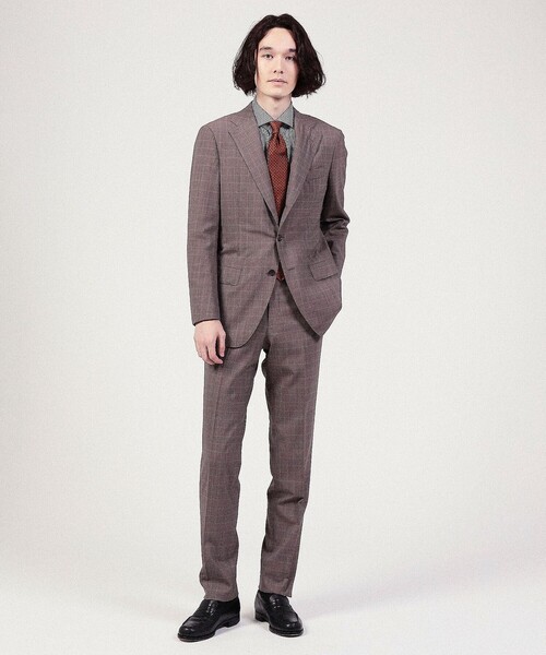 セール】ウール シングルブレステッド3Bスーツ Ermenezild Zegna