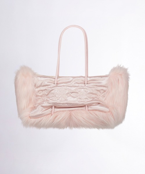SCULPTOR（スカルプター）の「Fluffy Slouchy Satin Bag/フラフィー