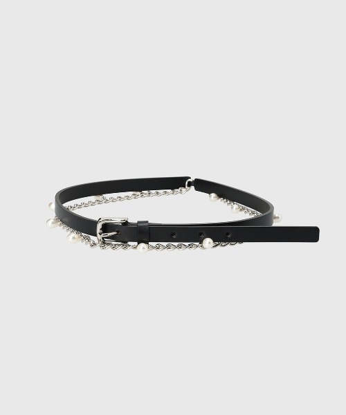 CHAIN BELT with PEARL/チェーンベルト（ベルト）｜JOSE MOON（ジョゼ