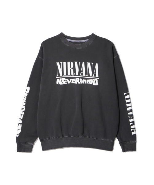 NIRVANA/ニルヴァーナ/NEVERMIND SWEAT CREW/コラボスウェット《メンズ