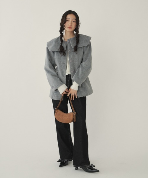 GIUNON（ジウノン）の「big collar coat / ビッグカラーコート（その他