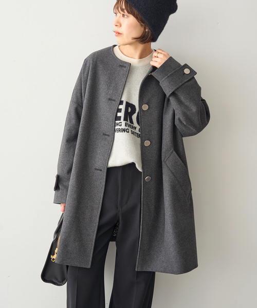 Traditional Weatherwear 別注 MALTON N/C（ノーカラーコート）｜Spick