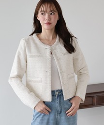 パール」に該当するノーカラージャケットファッション通販 - ZOZOTOWN