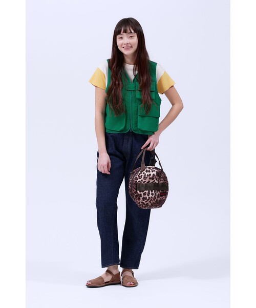 別注】BRIEFING / ヘルメット バッグ レオパード（ショルダーバッグ