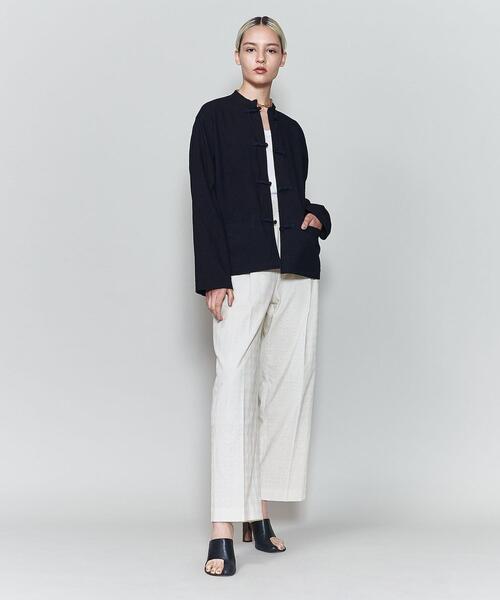 6（ロク）の「＜6(ROKU)＞CHINA MOTIF JACKET/ジャケット（ノーカラー