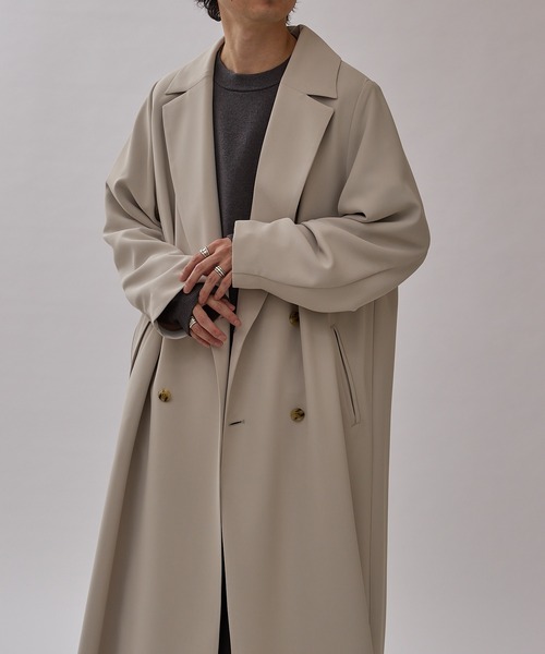 Lui's（ルイス）の「BASIC ロングトレンチコート（トレンチコート