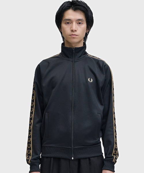 新色先行予約受付中／Contrast Tape Track Jacket／フレッドペリー