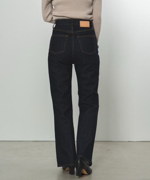 SENEE（セニー）の「high waist flare denim（ハイウエストフレア