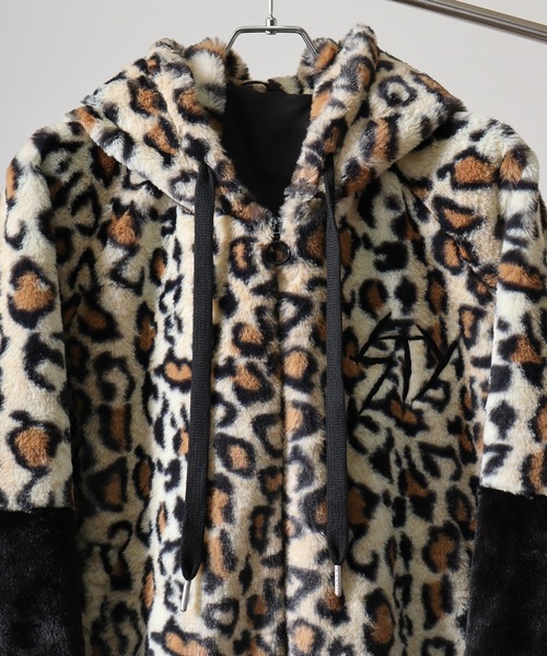 Eco Fur Cat Ear Blouson Hoodie / エコファー猫耳ファーブルゾン