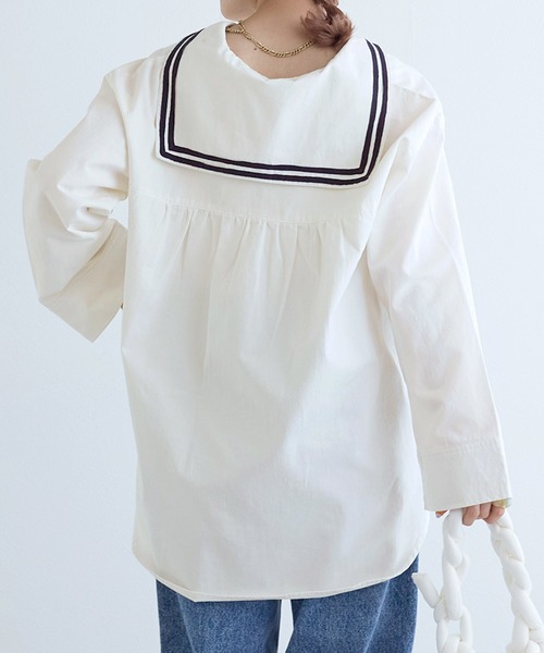 w closet（ダブルクローゼット）の「コットンセーラーカラープル