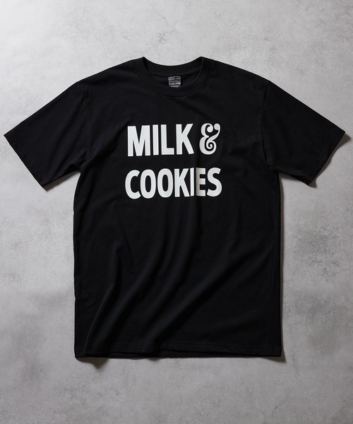 MILK&COOKIES T-SHIRT / ミルク アンド クッキーズロゴ Tシャツ（T