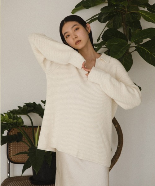 ENOF（イナフ）の「cropped knit（ニット/セーター）」 - WEAR