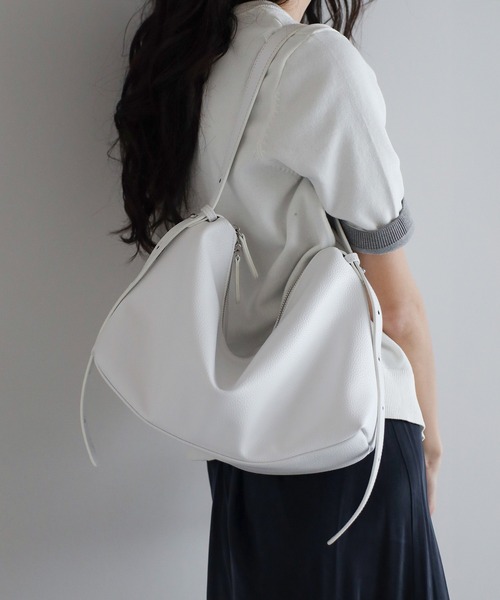 牛革】ミニマルショルダーバッグ（ショルダーバッグ）｜soins（ソワン