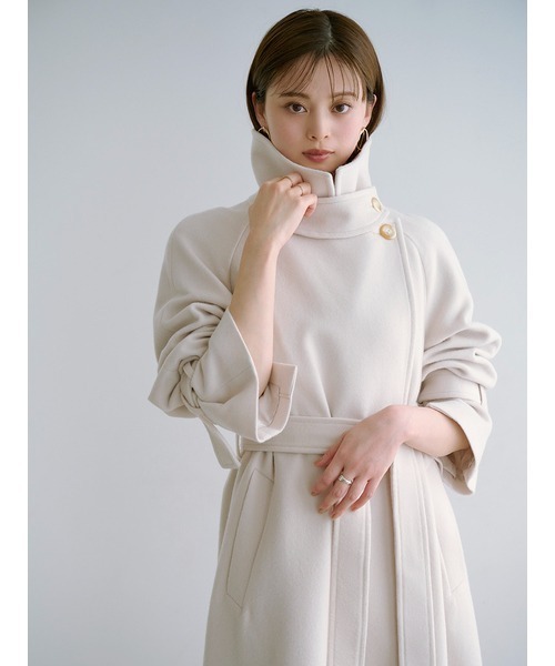 SNIDEL（スナイデル）の「ウールカシミヤスタンドカラーコート（その他