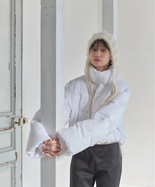 Smyeon（スミョン）の「Stand collar short volume jacket/スタンド