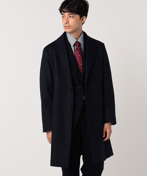 COMME CA ISM（コムサイズム）の「アンゴラ混 チェスターコート