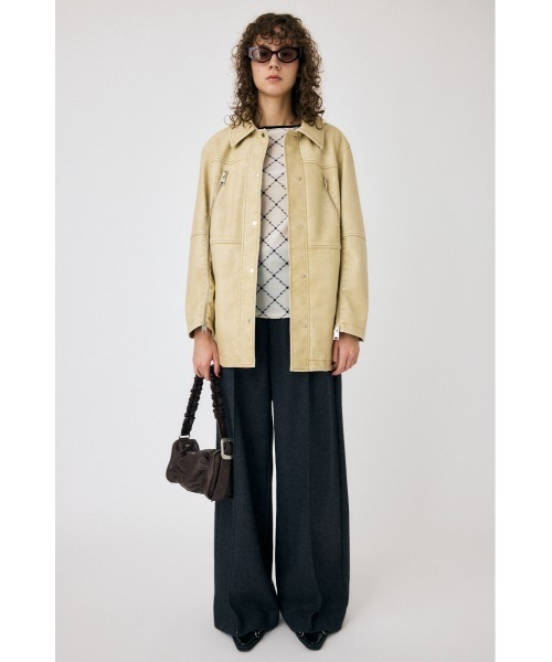 セール】AGED F/LEATHER MIDDLE ジャケット（その他アウター）｜MOUSSY